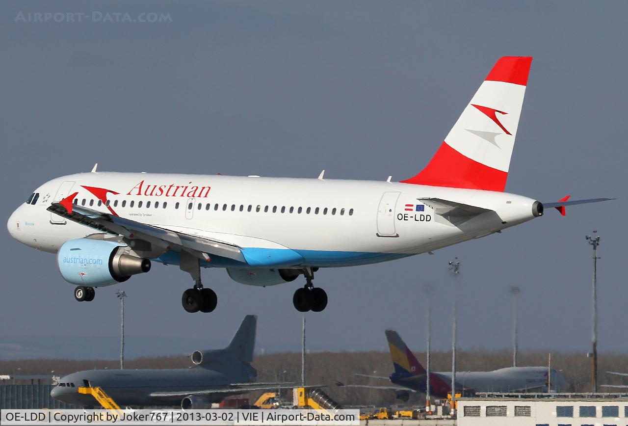 OE-LDD, 2005 Airbus A319-112 C/N 2416, Austrian Airlines