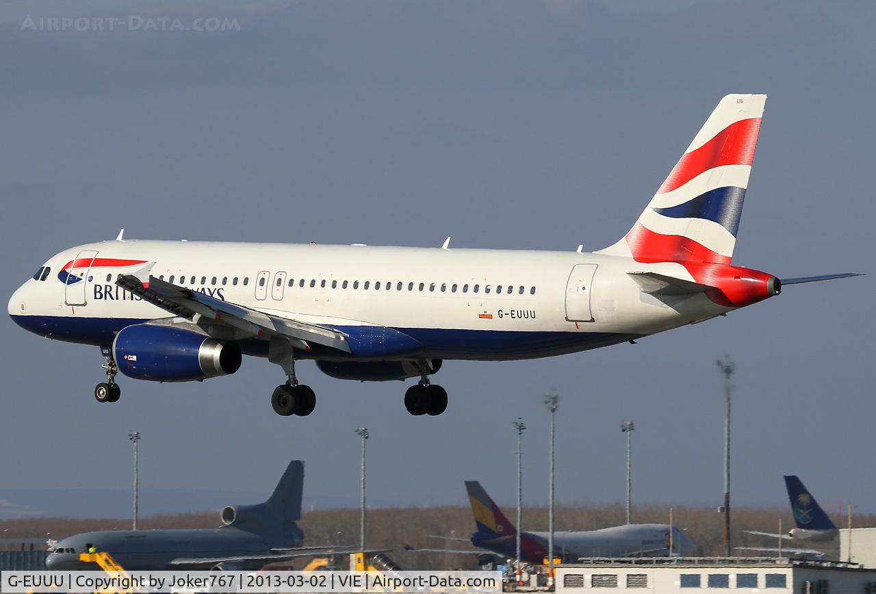 G-EUUU, 2008 Airbus A320-232 C/N 3351, British Airways