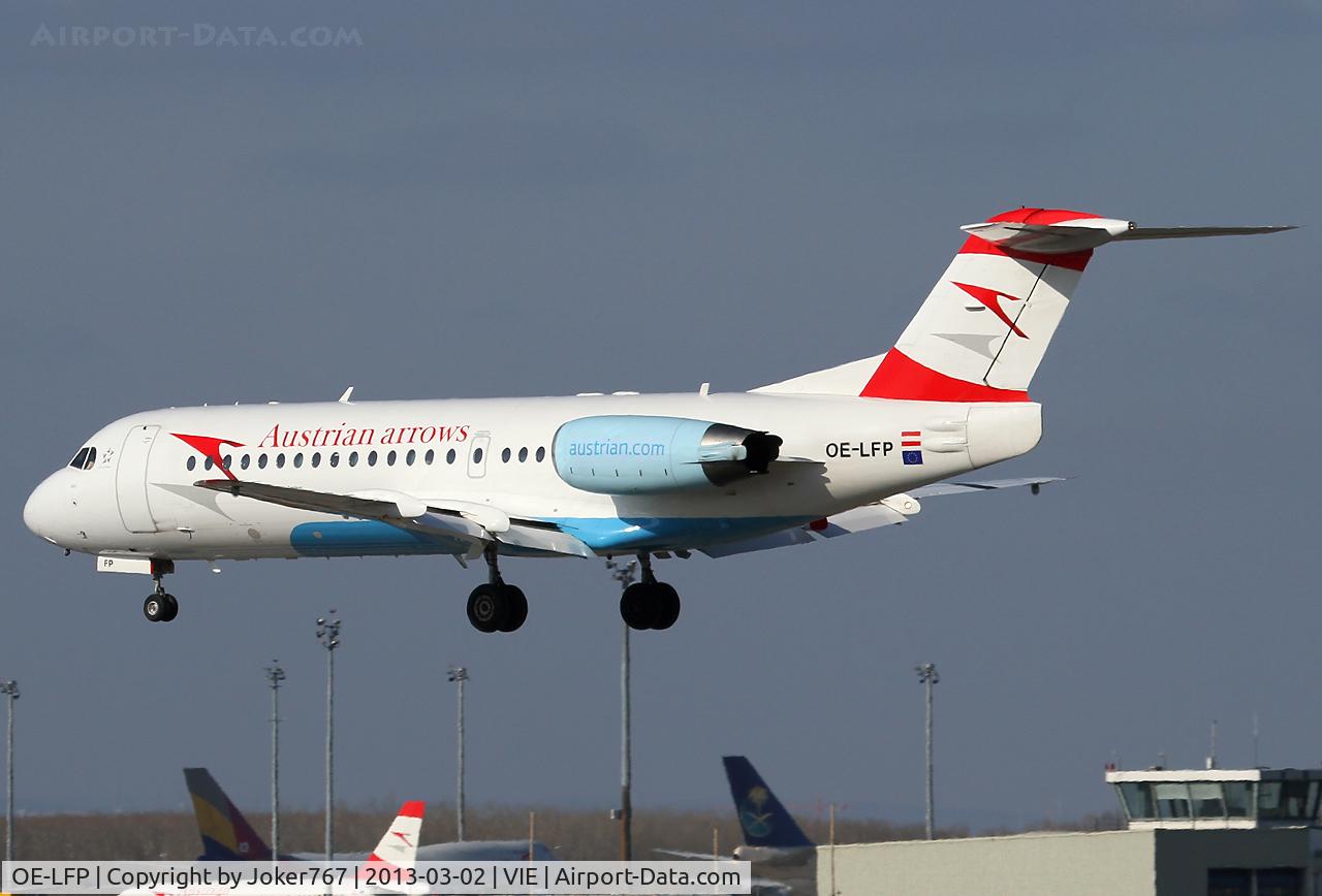 OE-LFP, Fokker 70 (F-28-0070) C/N 11560, Austrian arrows