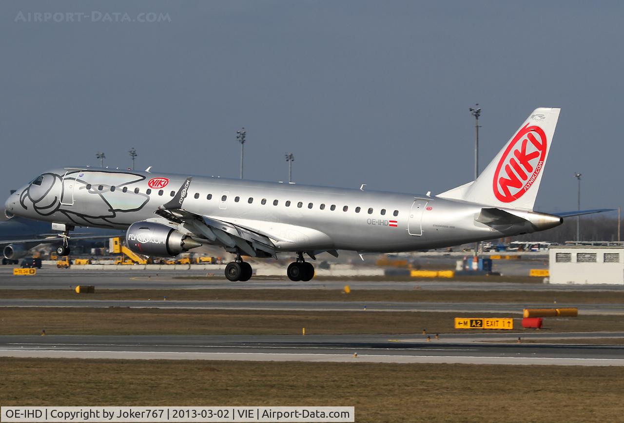 OE-IHD, 2010 Embraer E190 (ERJ-190-100) C/N 19000354, NIKI