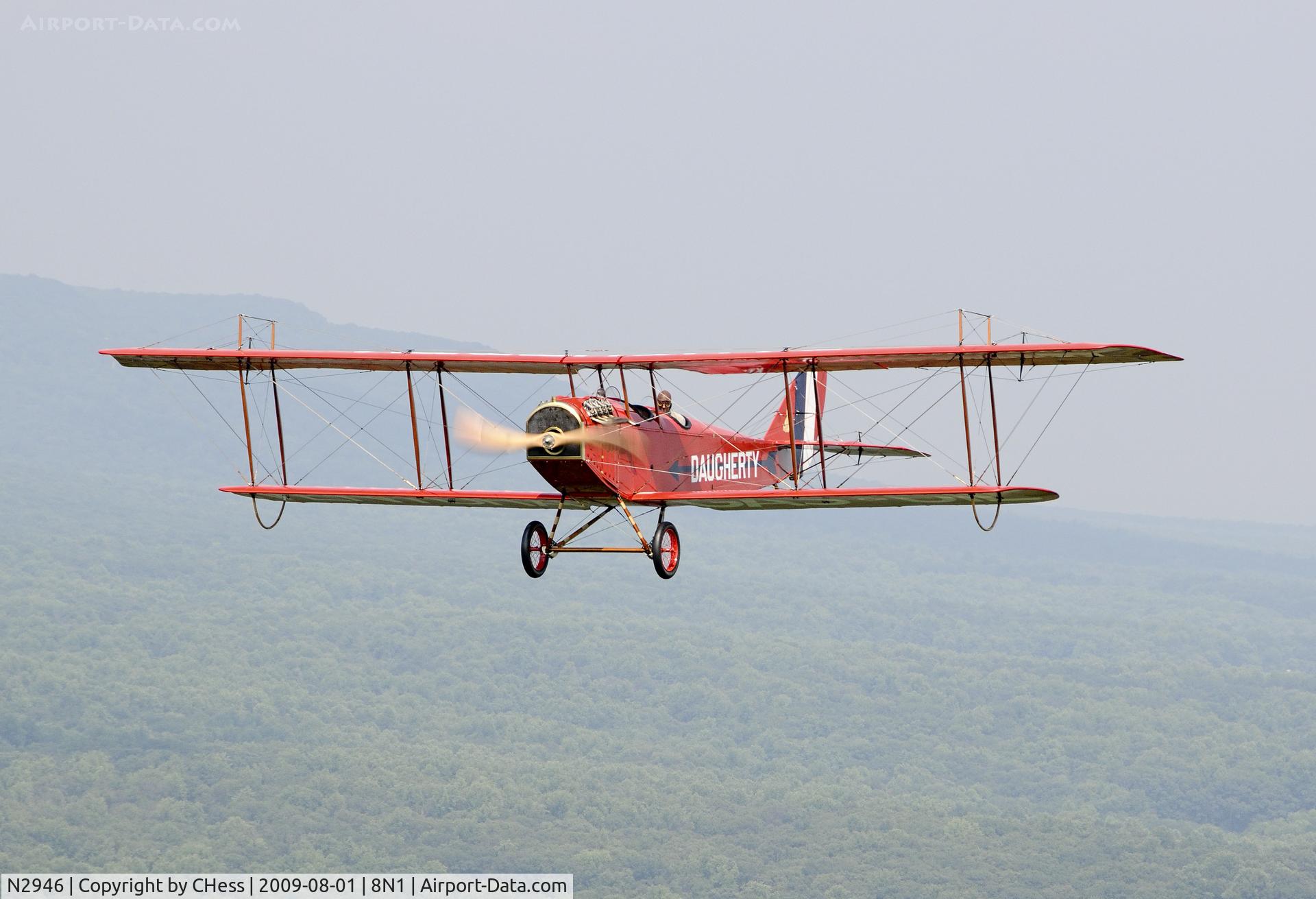 N2946, Curtiss JN-4D Jenny C/N 8047, The Golden Age Air Museum's 1918 Curtiss JN4D 