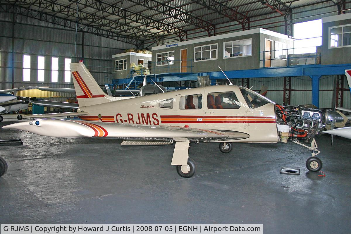 G-RJMS, 1978 Piper PA-28R-201 Cherokee Arrow III C/N 28R-7837059, Privately owned.