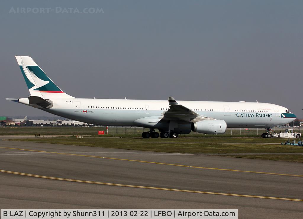 B-LAZ, 2013 Airbus A330-343X C/N 1387, Ready for delivery after test flight from Airbus...