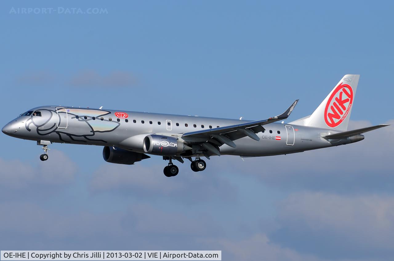 OE-IHE, 2010 Embraer 190LR (ERJ-190-100LR) C/N 19000387, NIKI