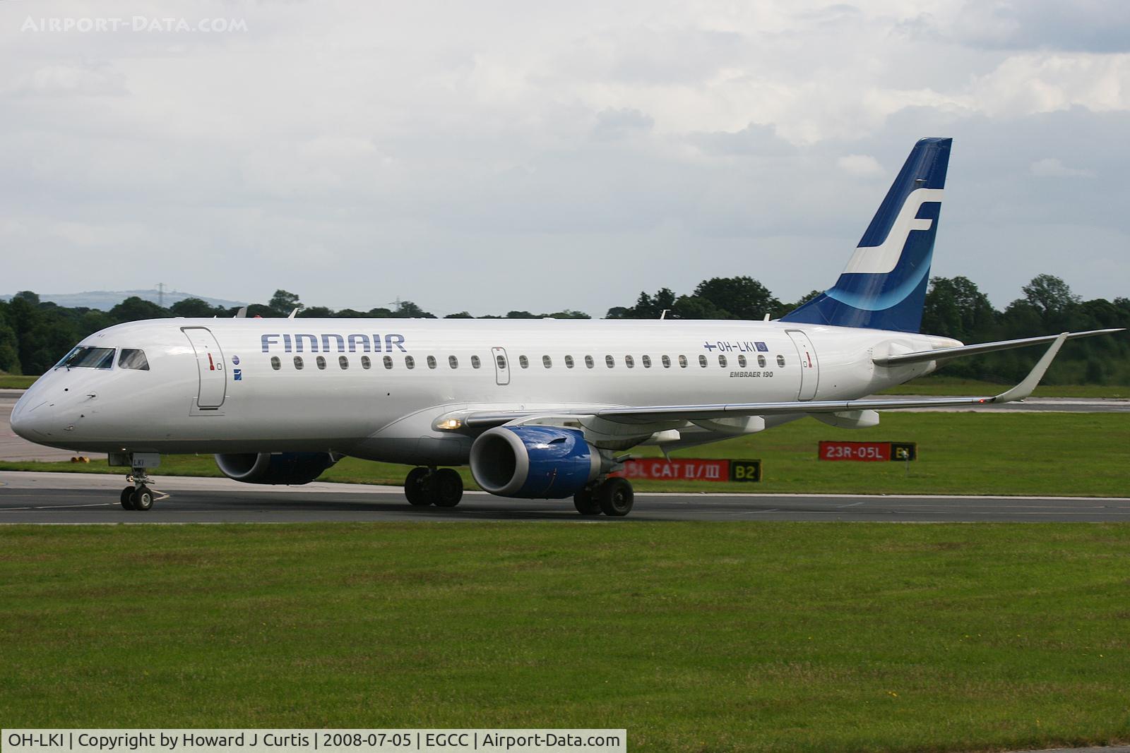 OH-LKI, 2007 Embraer 190AR (ERJ-190-100IGW) C/N 19000117, Finnair