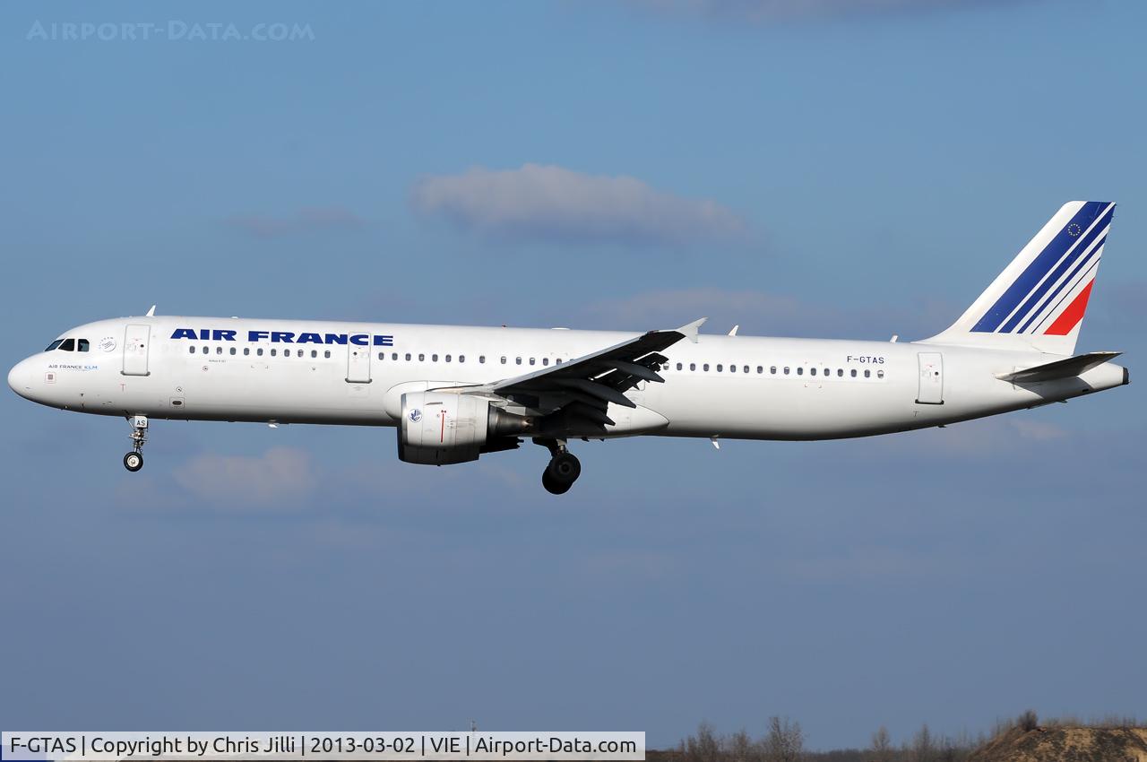 F-GTAS, 2008 Airbus A321-212 C/N 3419, Air France