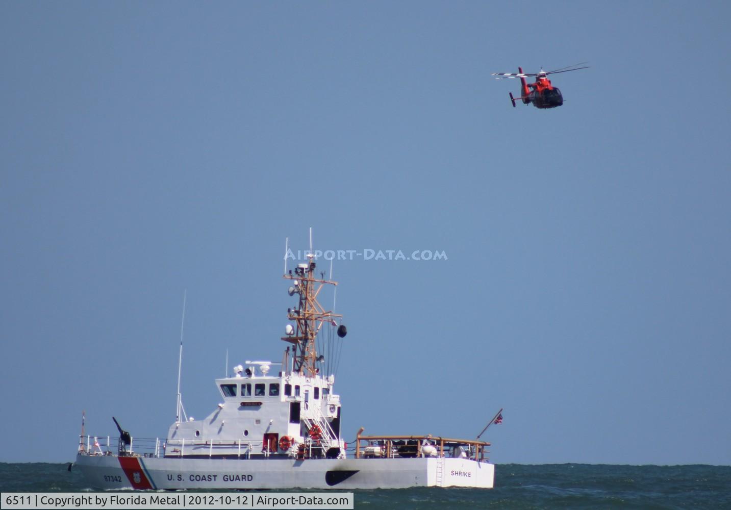 6511, Aerospatiale HH-65C Dolphin C/N 6121, HH-65C Dolphin over Daytona Beach