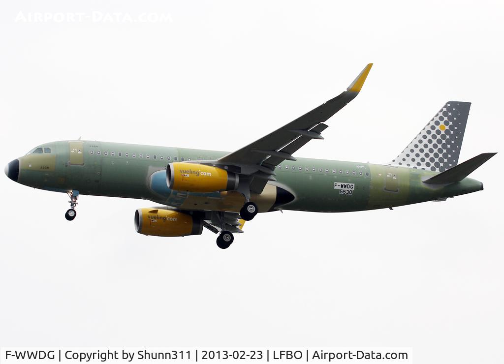 F-WWDG, 2013 Airbus A320-232 C/N 5530, C/n 5530 - For Vueling Airlines and first with sharklets