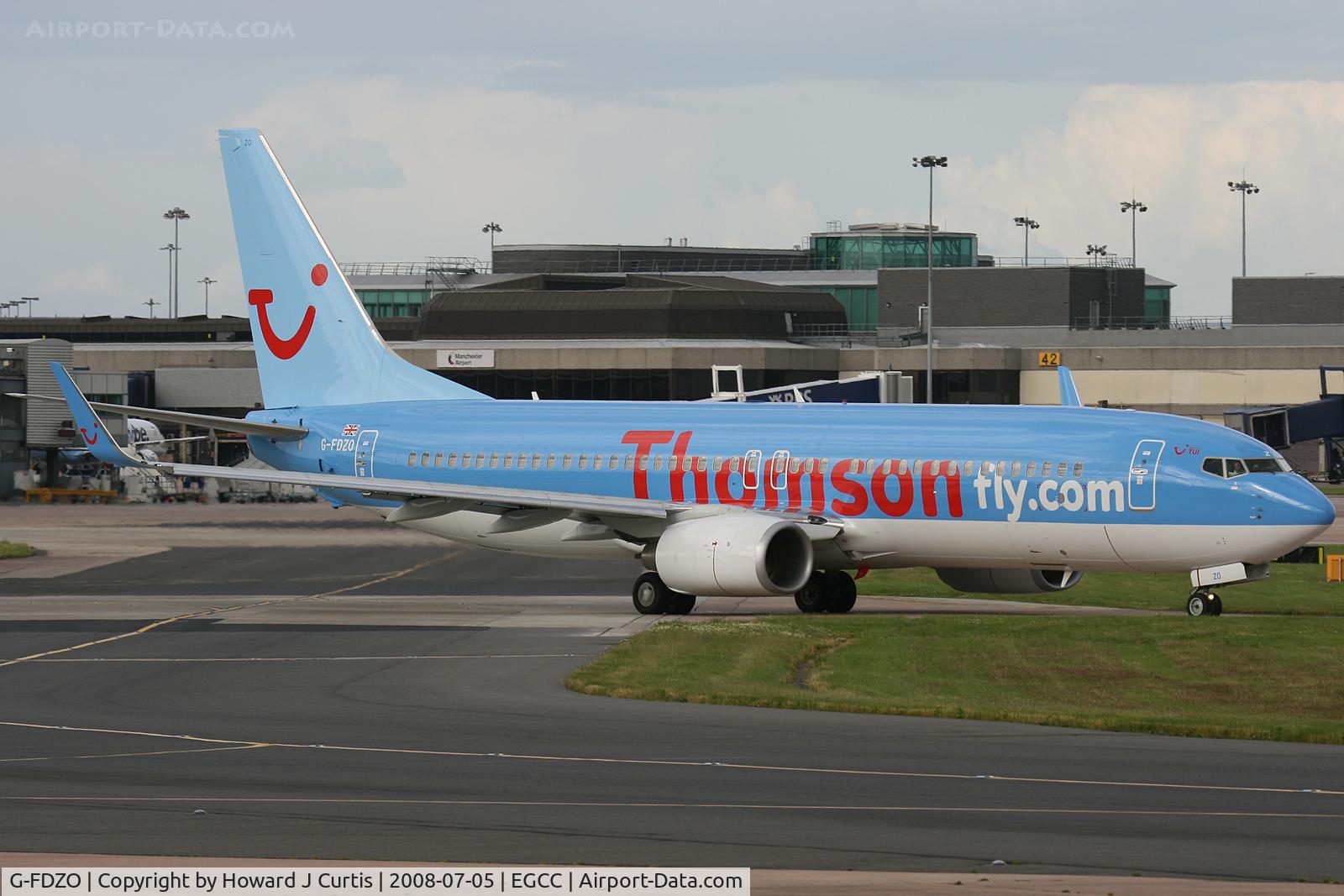 G-FDZO, 2007 Boeing 737-8K5 C/N 34691, Thomsonfly.com