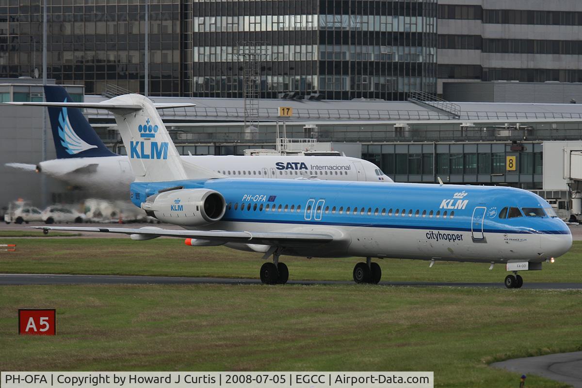 PH-OFA, 1988 Fokker 100 (F-28-0100) C/N 11246, KLM Cityhopper.
