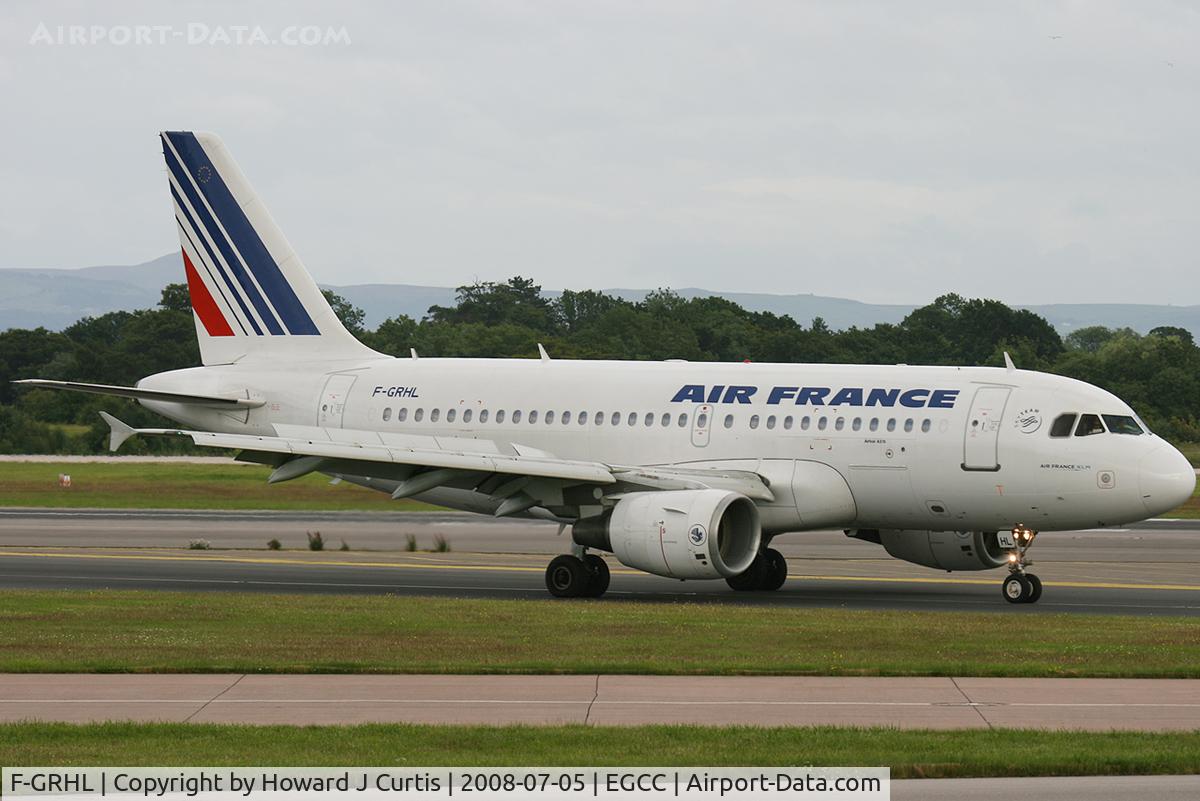 F-GRHL, 2000 Airbus A319-111 C/N 1201, Air France.