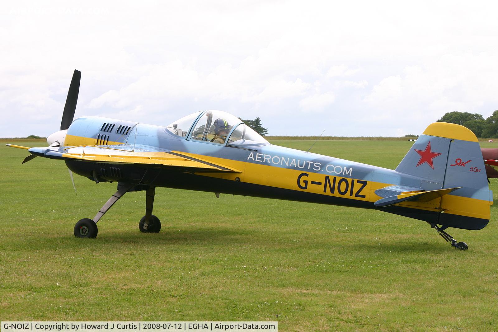 G-NOIZ, 1991 Yakovlev Yak-55M C/N 910104, Privately owned.