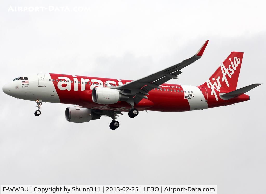 F-WWBU, 2013 Airbus A320-216 C/N 5505, C/n 5505 - To be 9M-AQU