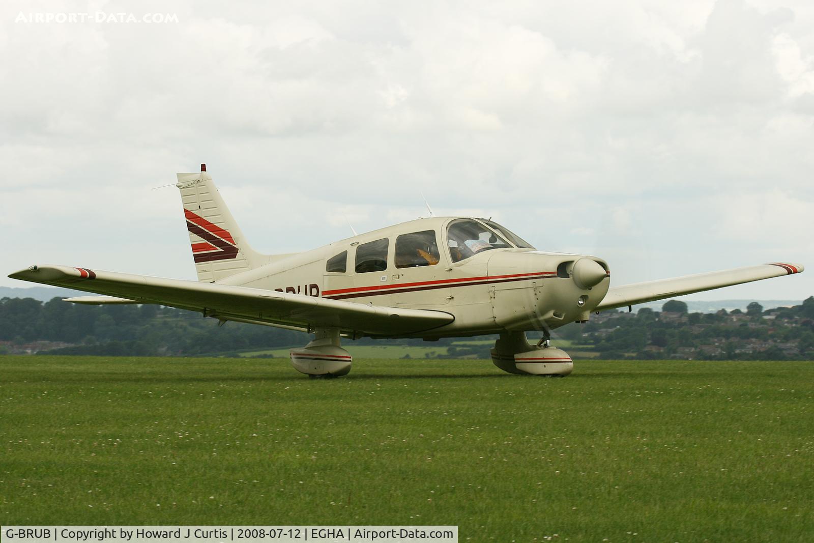 G-BRUB, 1981 Piper PA-28-161 Warrior II C/N 28-8116177, Privately owned.