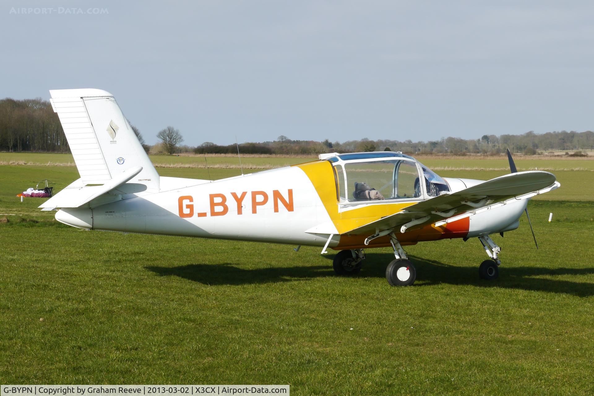 G-BYPN, 1972 Socata MS-880B Rallye Club C/N 2043, Parked at Northrepps.