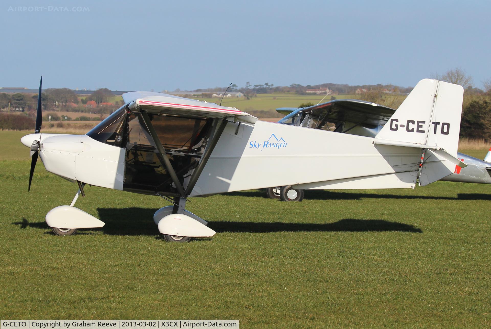 G-CETO, 2007 Skyranger Swift 912S(1) C/N BMAA/HB/541, Parked at Northrepps.