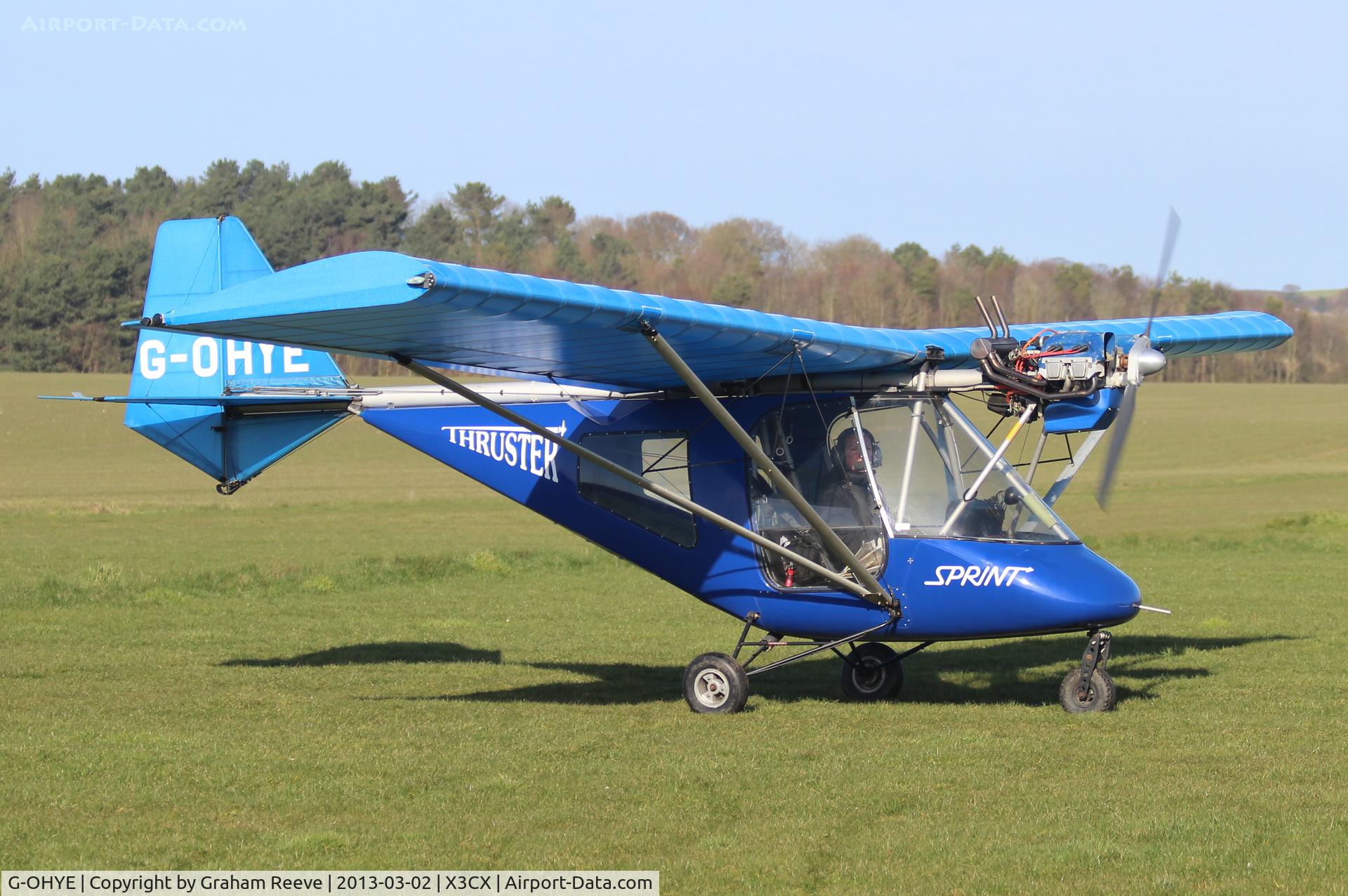 G-OHYE, 2004 Thruster T600N 450 C/N 0042-T600N-098, Just landed.