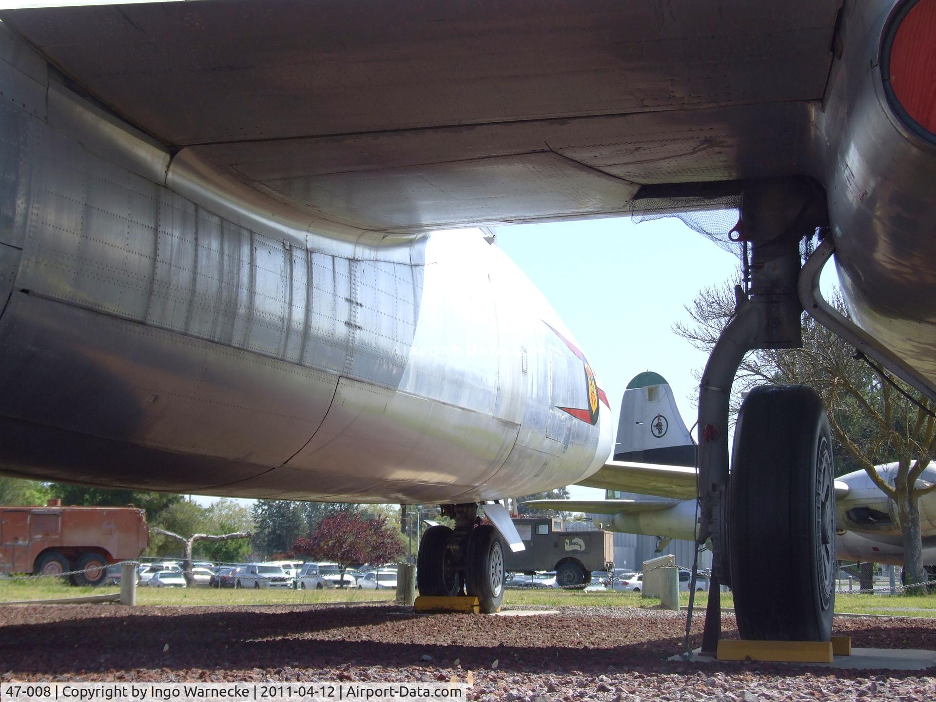 47-008, North American B-45A Tornado C/N 147-43408, North American B-45A Tornado at the Castle Air Museum, Atwater CA