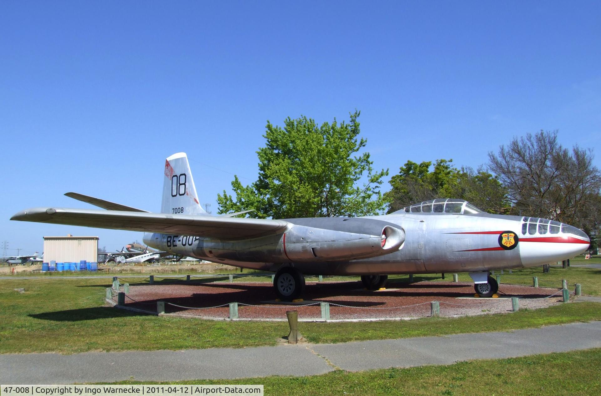 47-008, North American B-45A Tornado C/N 147-43408, North American B-45A Tornado at the Castle Air Museum, Atwater CA