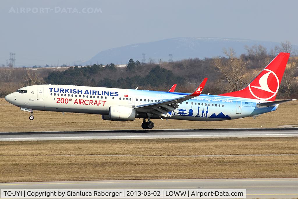 TC-JYI, 2012 Boeing 737-9F2/ER C/N 40985, TC-JYI @ VIE