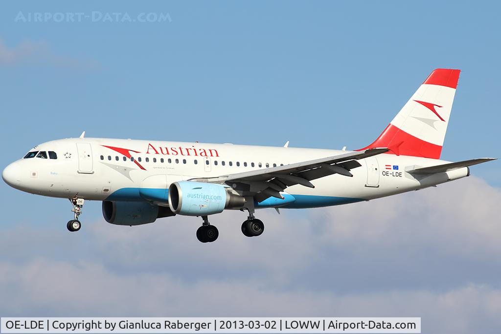OE-LDE, 2005 Airbus A319-112 C/N 2494, OE-LDE @ VIE