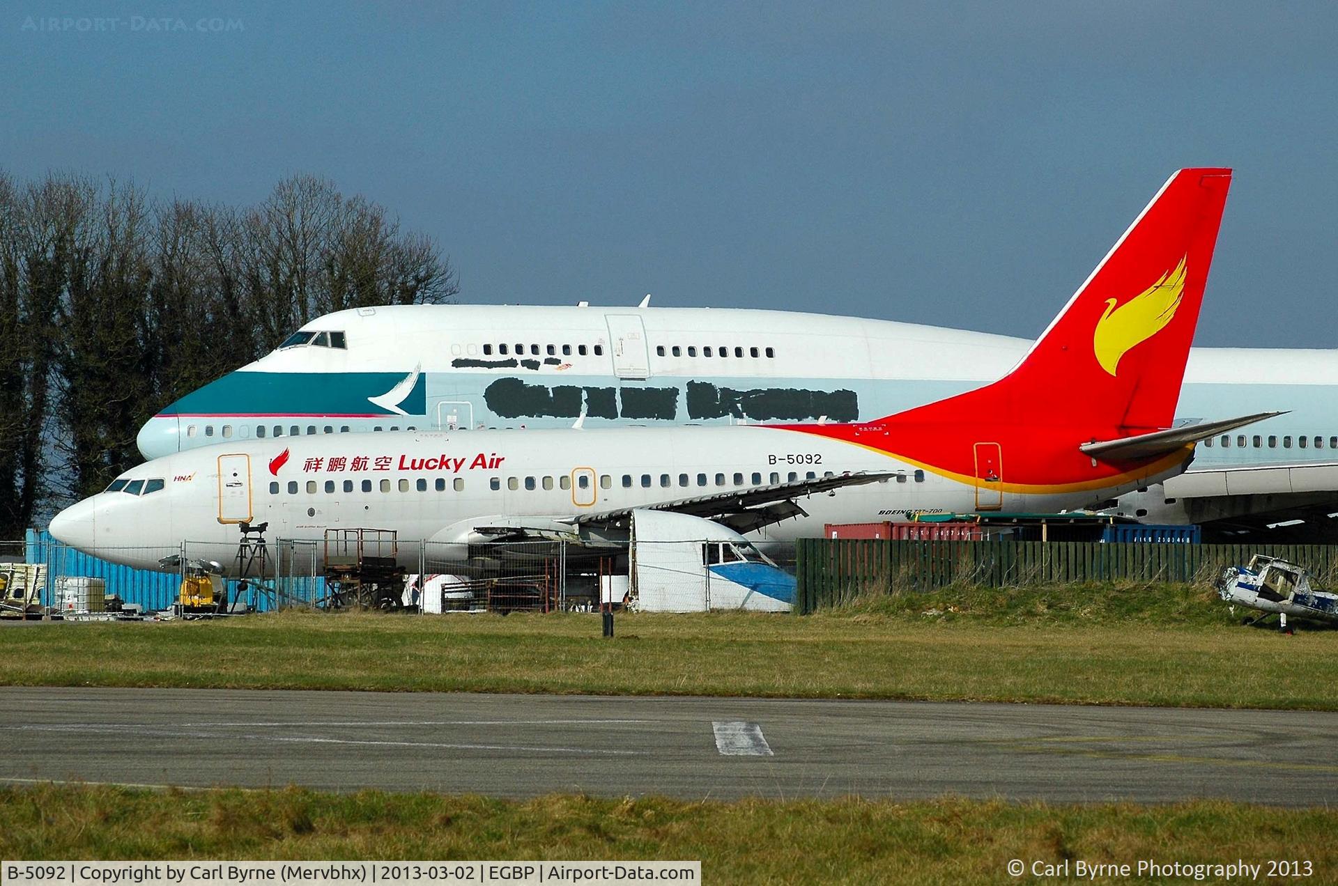 B-5092, 1999 Boeing 737-705 C/N 29092, Not long before it meets its maker.