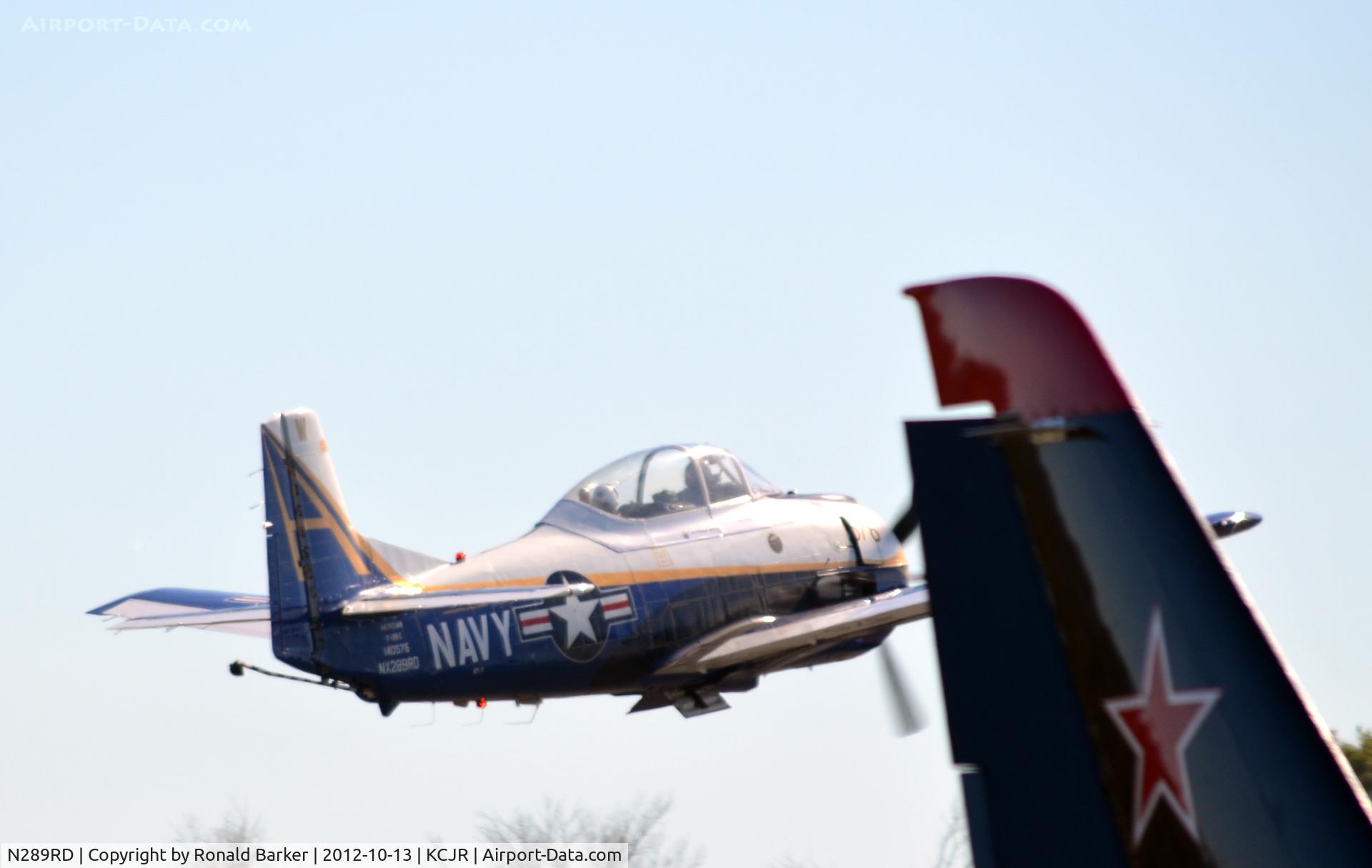 N289RD, 1956 North American T-28C Trojan C/N 226-153, Departure - Culpeper Air Fest 2012