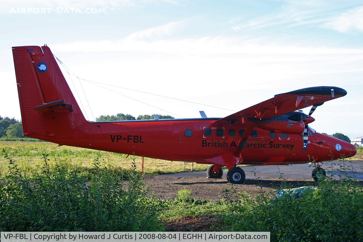 VP-FBL, 1988 De Havilland Canada DHC-6-300 Twin Otter C/N 839, British Antarctic Survey