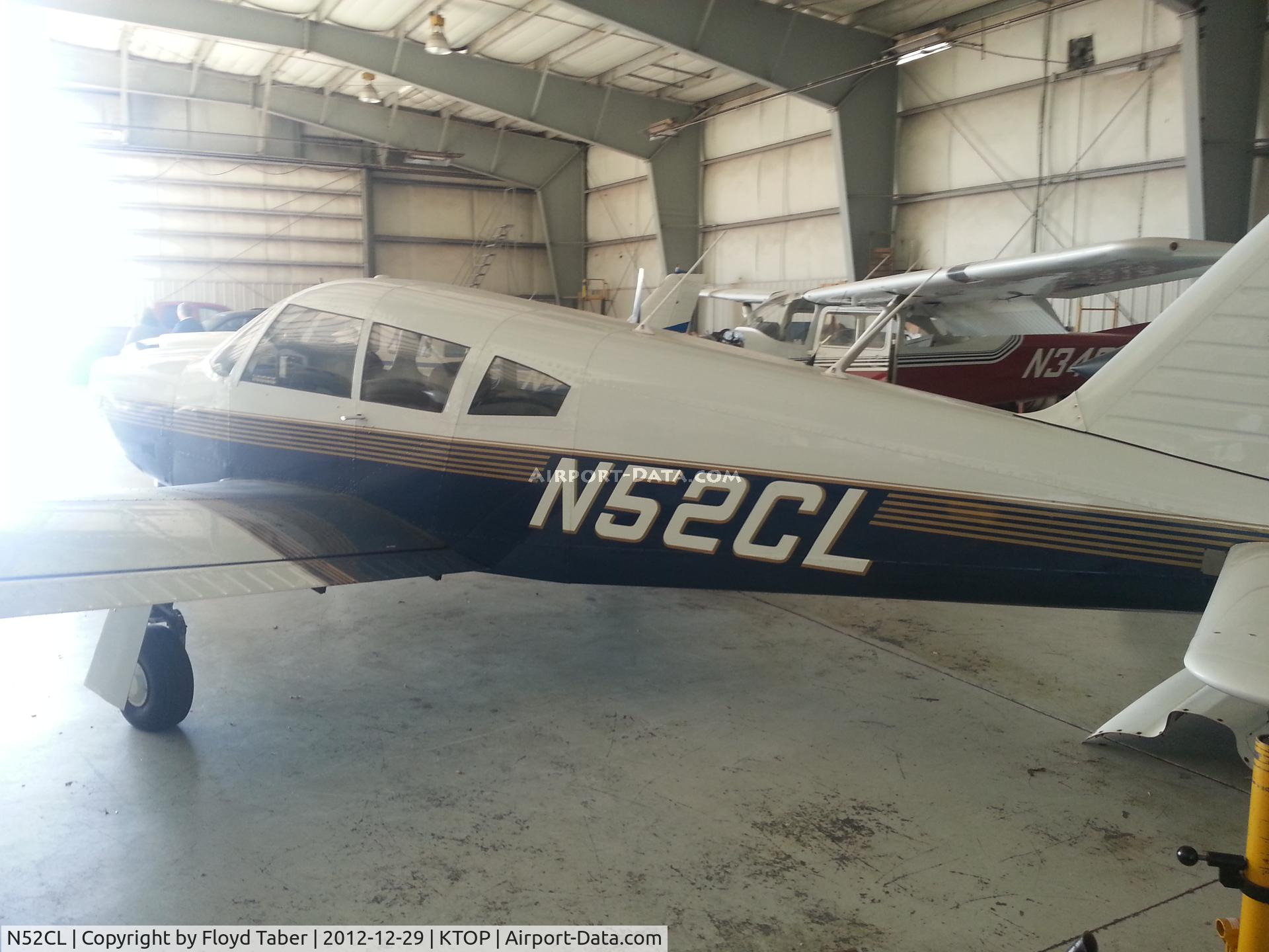 N52CL, 1971 Piper PA-28R-200 Cherokee Arrow C/N 28R-7135042, In the hangar