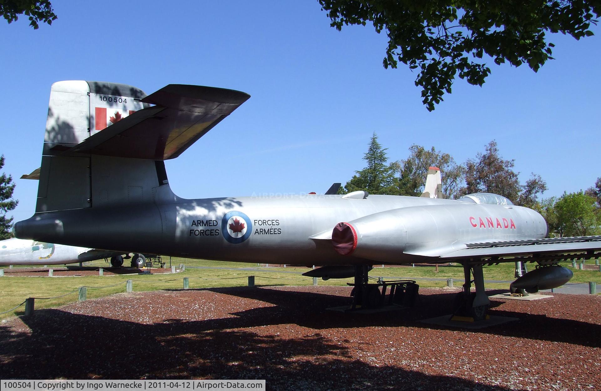 100504, 1955 Avro Canada CF-100 Mk.5 Canuck C/N 18504, Avro Canada CF-100 Mk.5 Canuck at the Castle Air Museum, Atwater CA