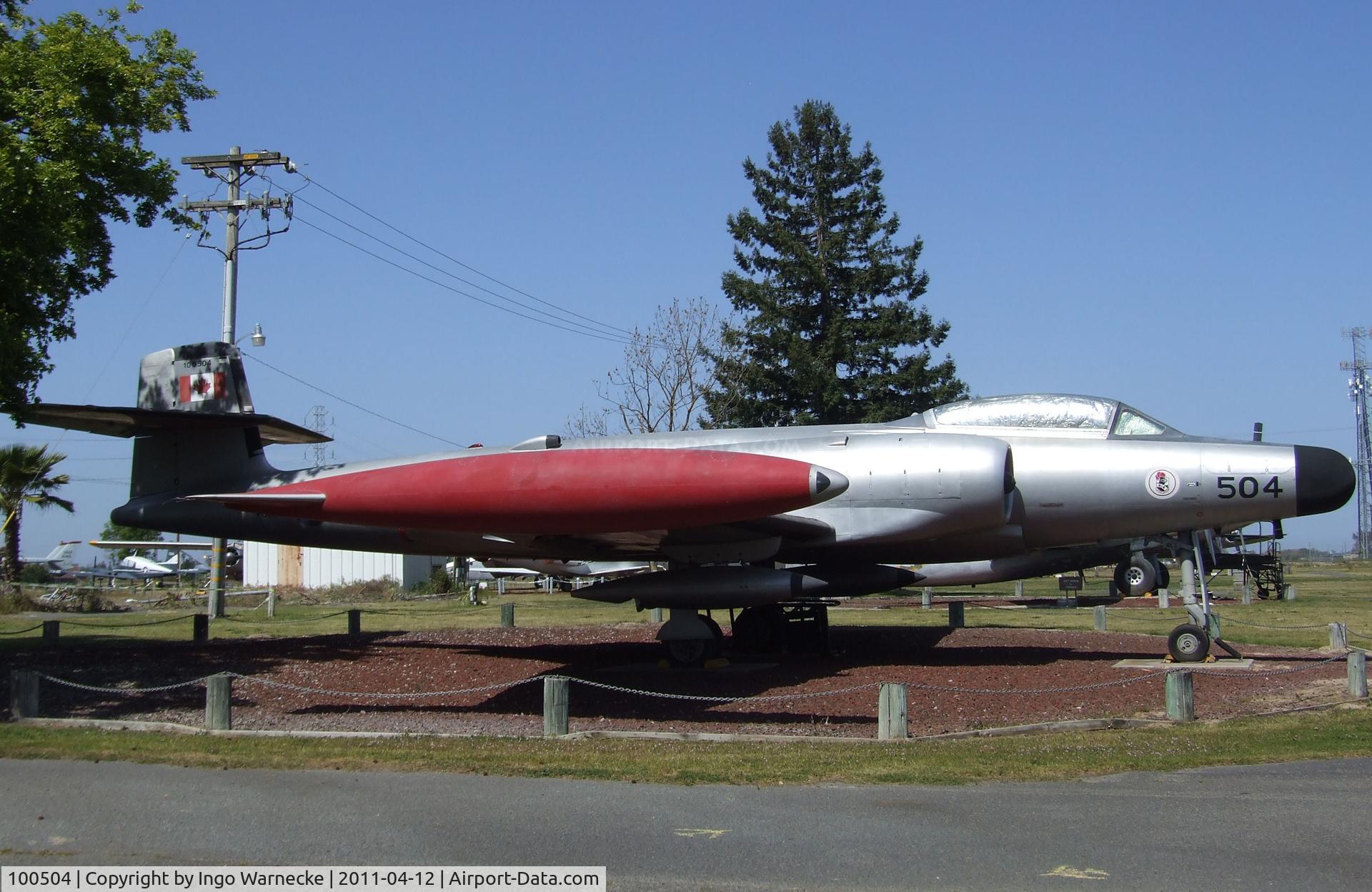 100504, 1955 Avro Canada CF-100 Mk.5 Canuck C/N 18504, Avro Canada CF-100 Mk.5 Canuck at the Castle Air Museum, Atwater CA