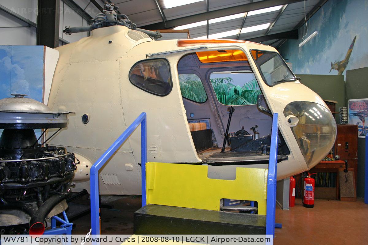 WV781, 1952 Bristol 171 Sycamore HR.12 C/N 12898, On display at Caernarfon Air World.