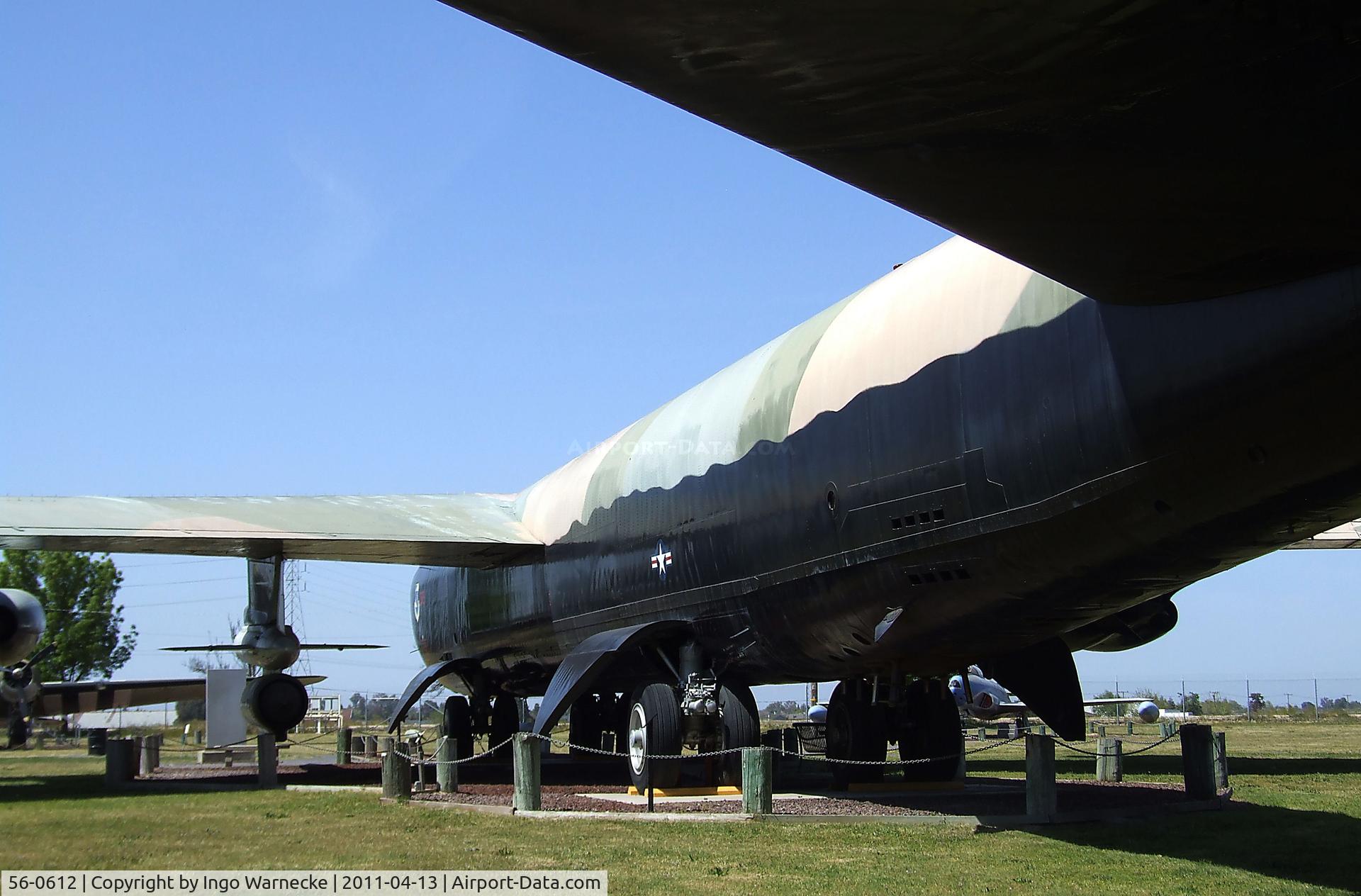 56-0612, 1957 Boeing B-52D-80-BO Stratofortress C/N 17295, Boeing B-52D Stratofortress at the Castle Air Museum, Atwater CA