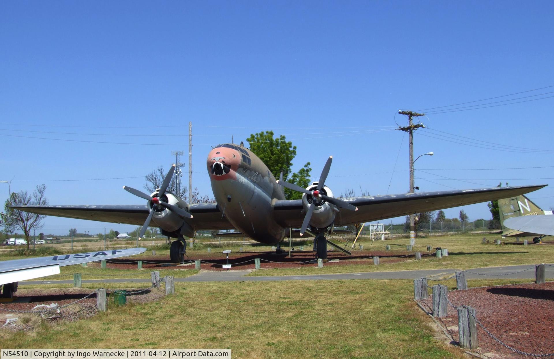 N54510, 1944 Curtiss C-46D-10-CU Commando C/N 32971, Curtiss C-46D Commando at the Castle Air Museum, Atwater CA