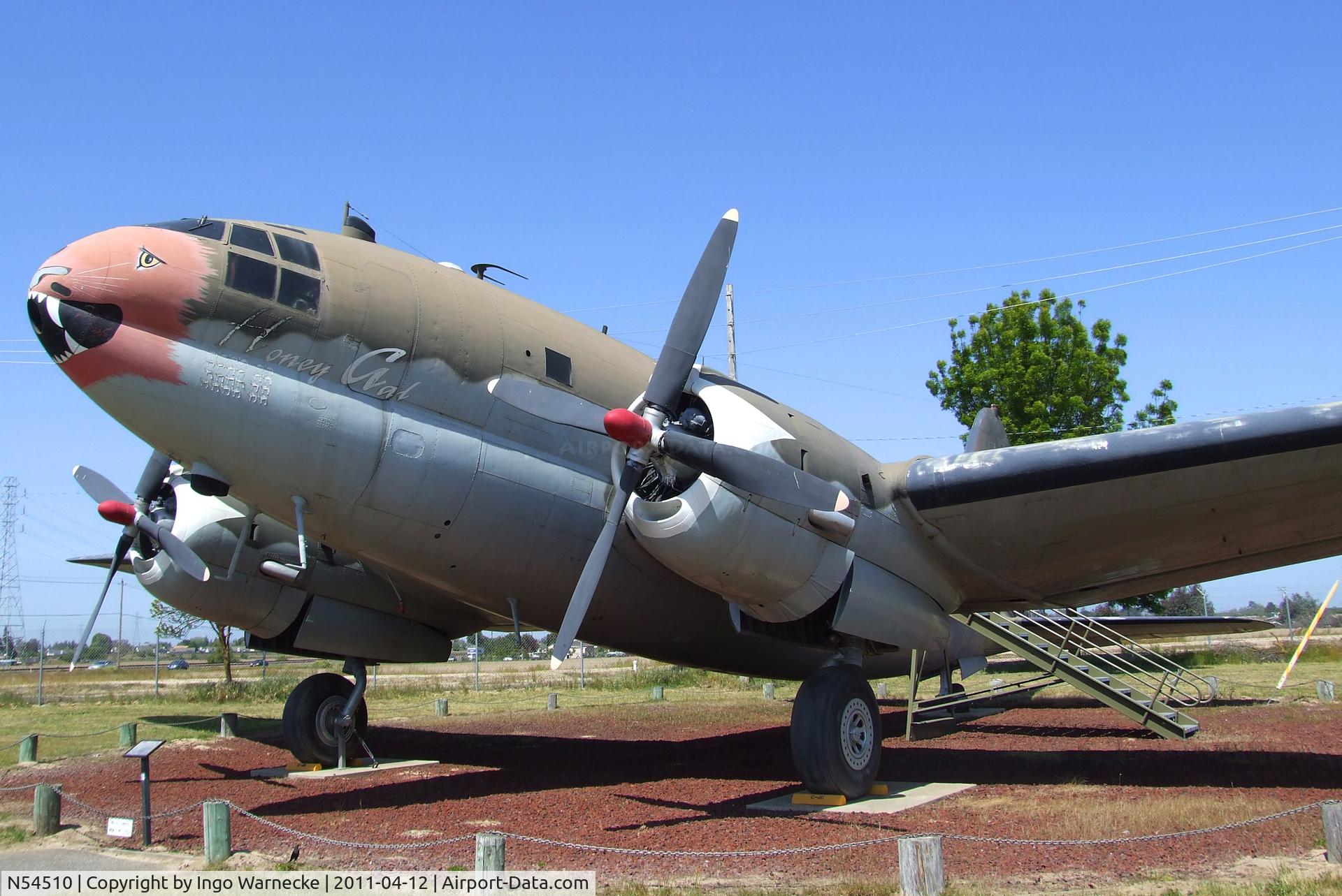 N54510, 1944 Curtiss C-46D-10-CU Commando C/N 32971, Curtiss C-46D Commando at the Castle Air Museum, Atwater CA