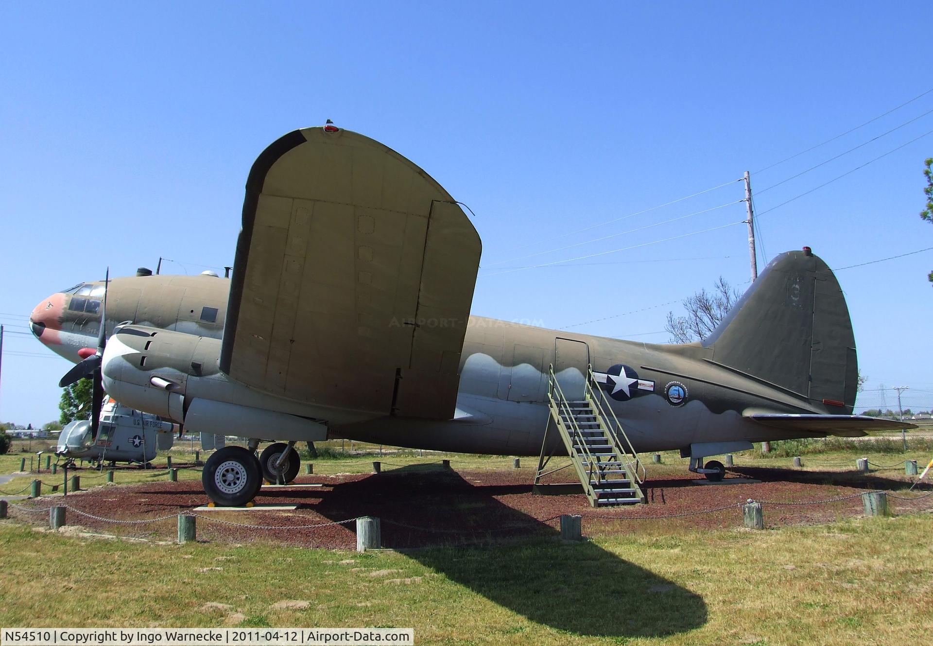 N54510, 1944 Curtiss C-46D-10-CU Commando C/N 32971, Curtiss C-46D Commando at the Castle Air Museum, Atwater CA