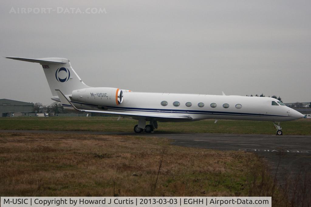 M-USIC, 2012 Gulfstream Aerospace V-SP G550 C/N 5394, Ineous Aviation's new Gulfstream, delivered here on 2nd March 2013. Ex N494GA.