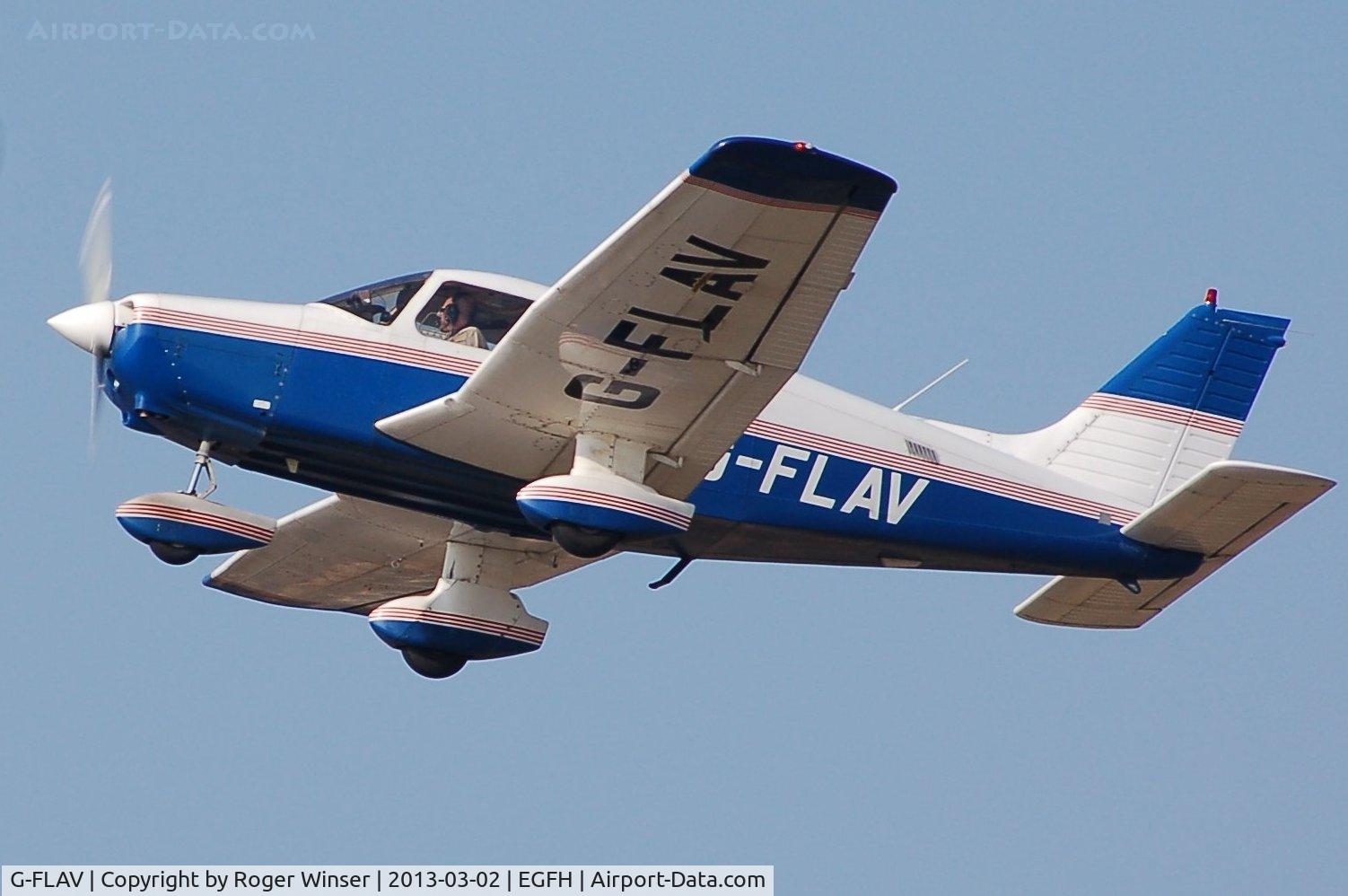 G-FLAV, 1980 Piper PA-28-161 Warrior ll C/N 28-8016283, Visiting Cherokee Warrior.