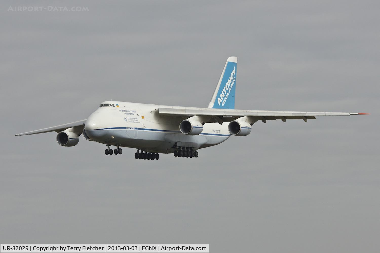 UR-82029, 1991 Antonov An-124-100 Ruslan C/N 19530502630/0210, 1991 Antonov An-124-100 Ruslan, c/n: 19530502630/0210 landing at East Midlands Airport