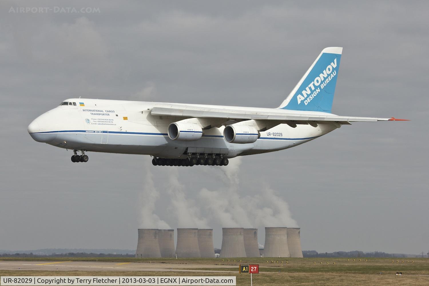 UR-82029, 1991 Antonov An-124-100 Ruslan C/N 19530502630/0210, 1991 Antonov An-124-100 Ruslan, c/n: 19530502630/0210 landing at East Midlands Airport