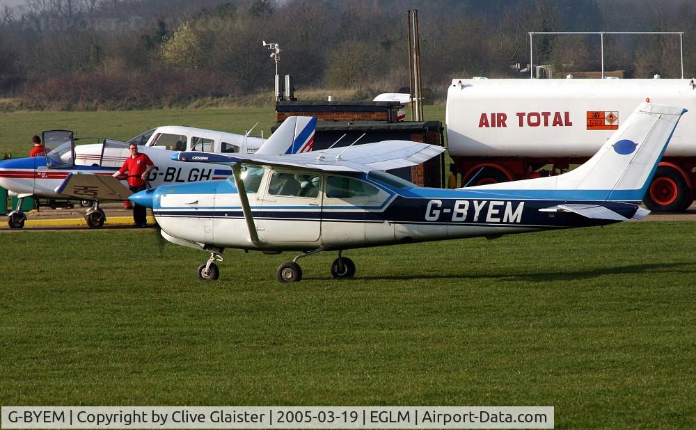 G-BYEM, 1979 Cessna R182 Skylane RG C/N R182-00822, Ex: N737FT > D-EVLI > N494 > G-BYEM - Originally owned to, Swiftair Ltd in January 1999 and currently with Wycombe Air Centre Ltd since October 2000