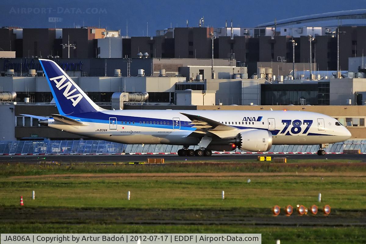 JA806A, 2012 Boeing 787-8 Dreamliner C/N 34515, ANA All Nippon Airways