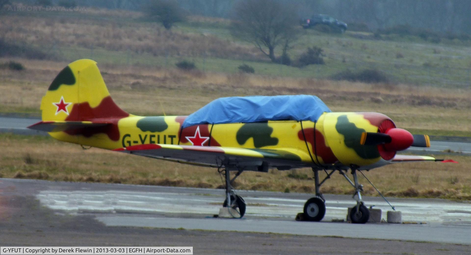 G-YFUT, 1988 Bacau Yak-52 C/N 888410, resident Yak-52.