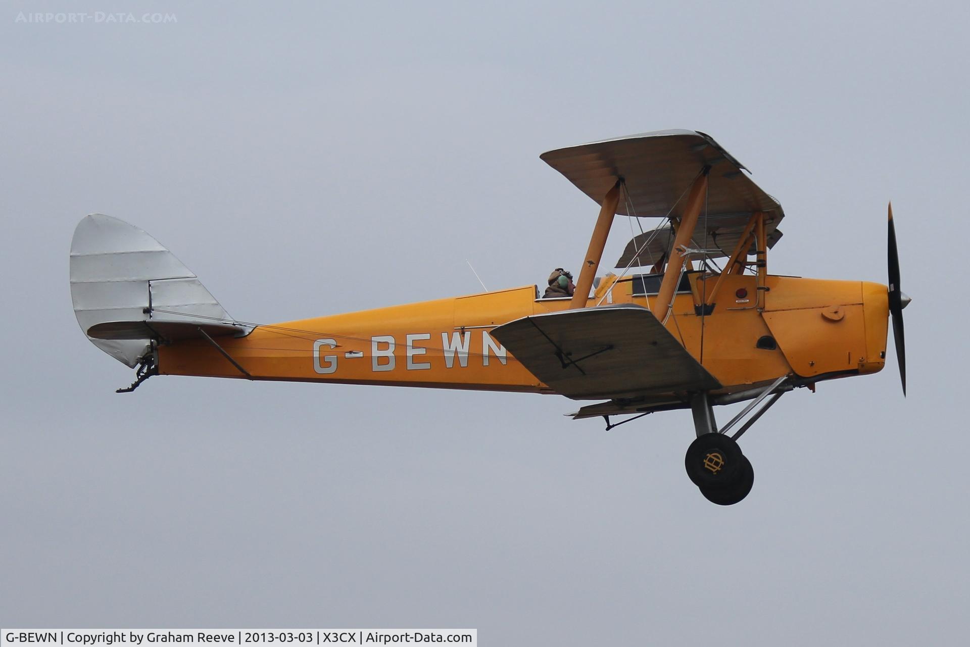 G-BEWN, 1941 De Havilland Australia DH-82A Tiger Moth C/N DHA952, About to touch down at Northrepps.