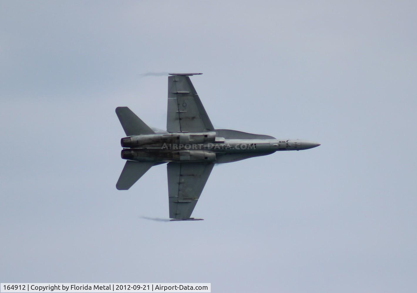 164912, McDonnell Douglas F/A-18C Hornet C/N 1244/C371, F/A-18C over Cocoa Beach
