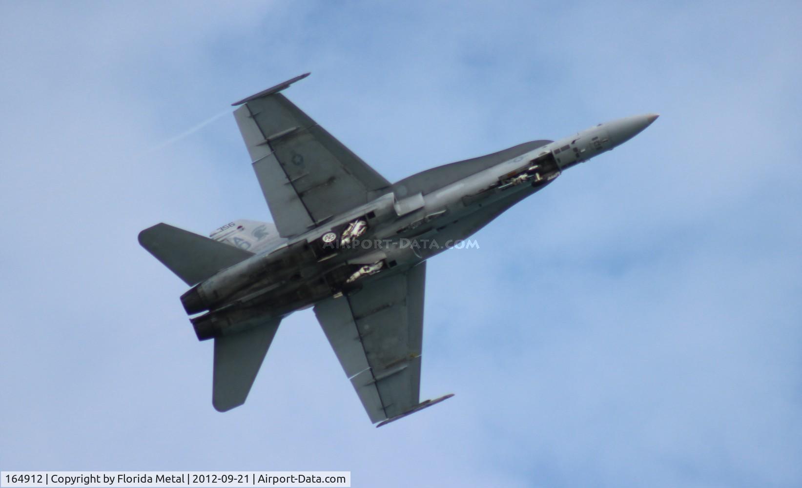 164912, McDonnell Douglas F/A-18C Hornet C/N 1244/C371, F/A-18C over Cocoa Beach