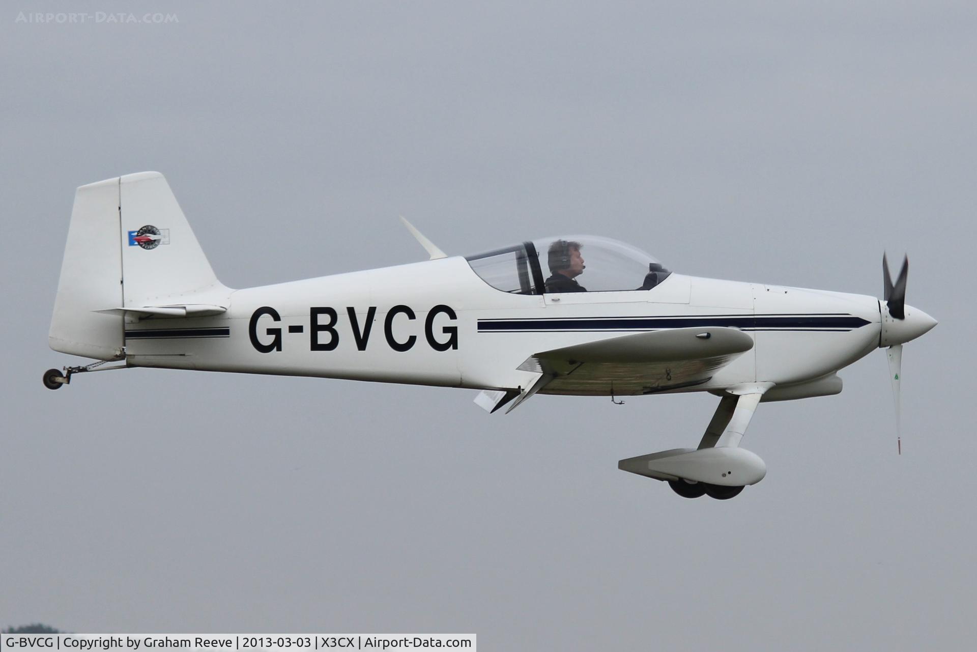 G-BVCG, 1994 Vans RV-6 C/N PFA 181-11783, About to land at Northrepps.