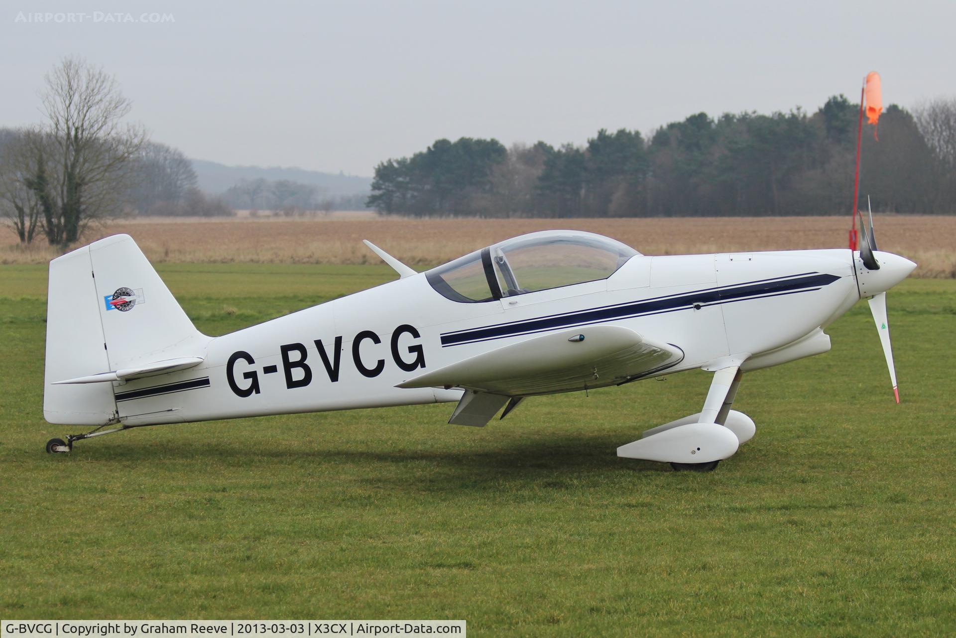 G-BVCG, 1994 Vans RV-6 C/N PFA 181-11783, Parked at Northrepps.