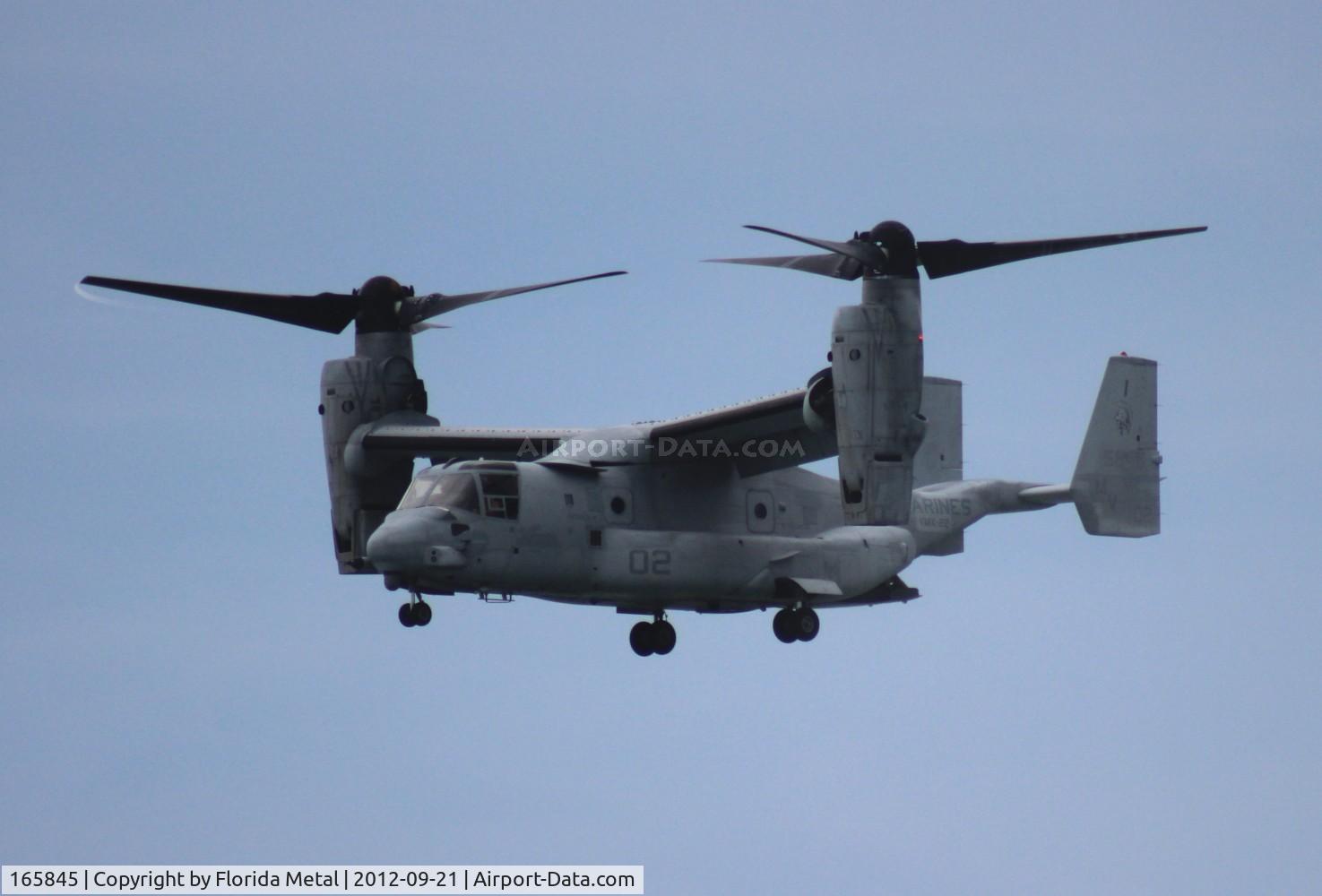 165845, Bell-Boeing MV-22B Osprey C/N D0031, MV-22B Osprey over Cocoa Beach