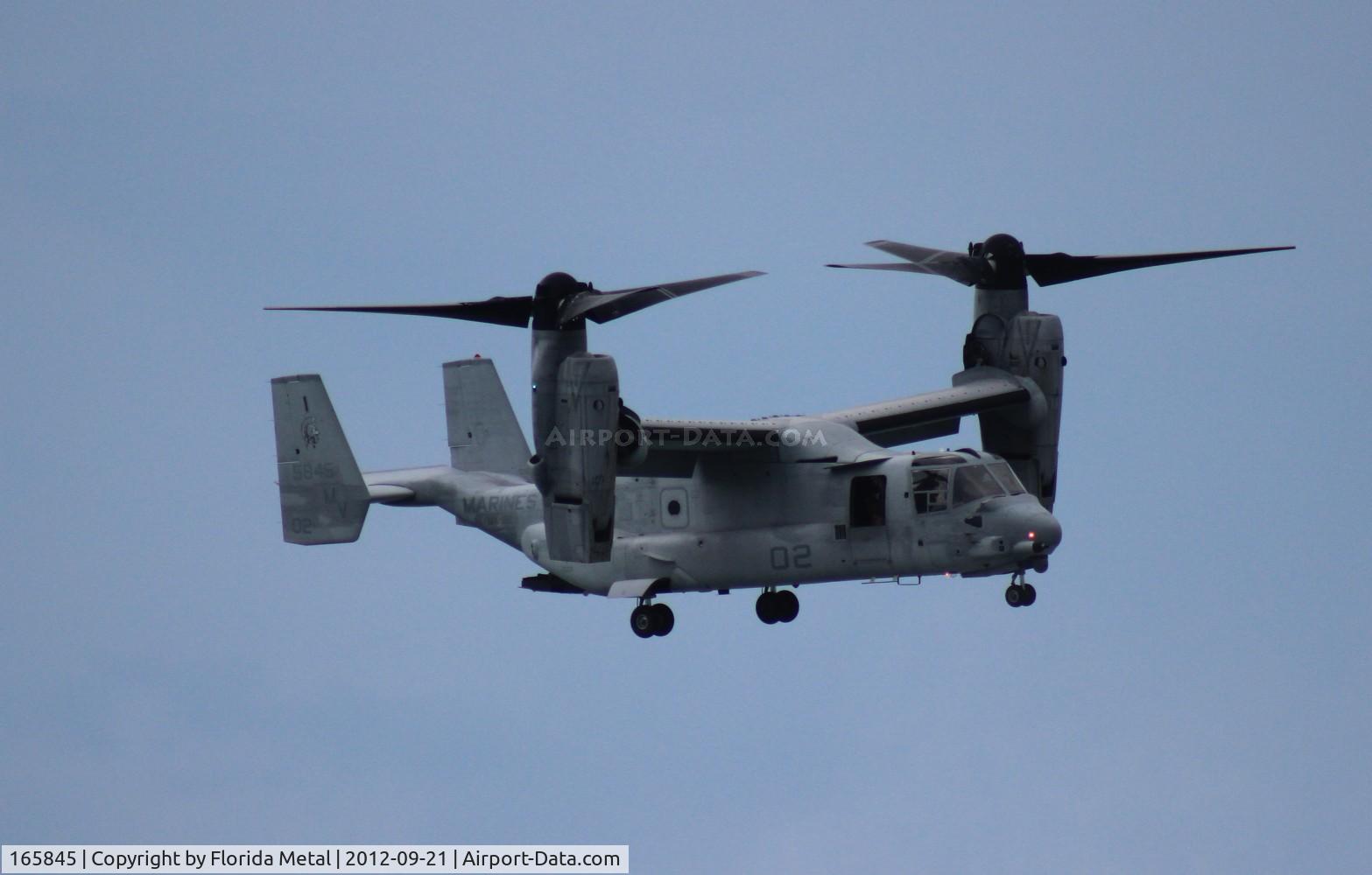 165845, Bell-Boeing MV-22B Osprey C/N D0031, MV-22B Osprey over Cocoa Beach